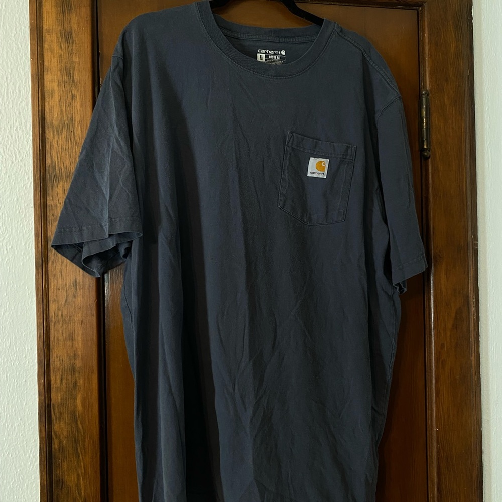 Carhartt Men's Gray Pocket T-Shirt